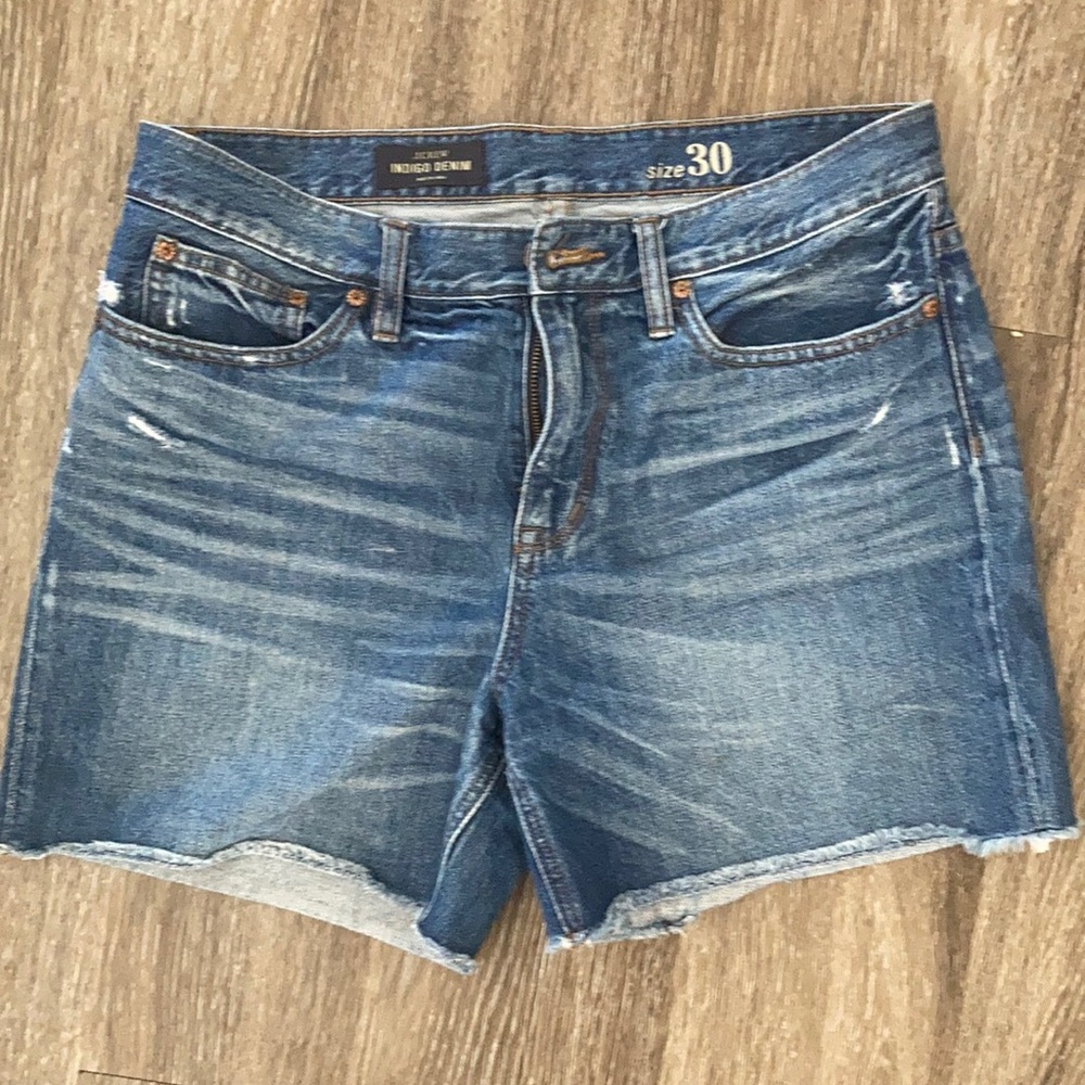 J. Crew Indigo Denim Jean Shorts size 30
